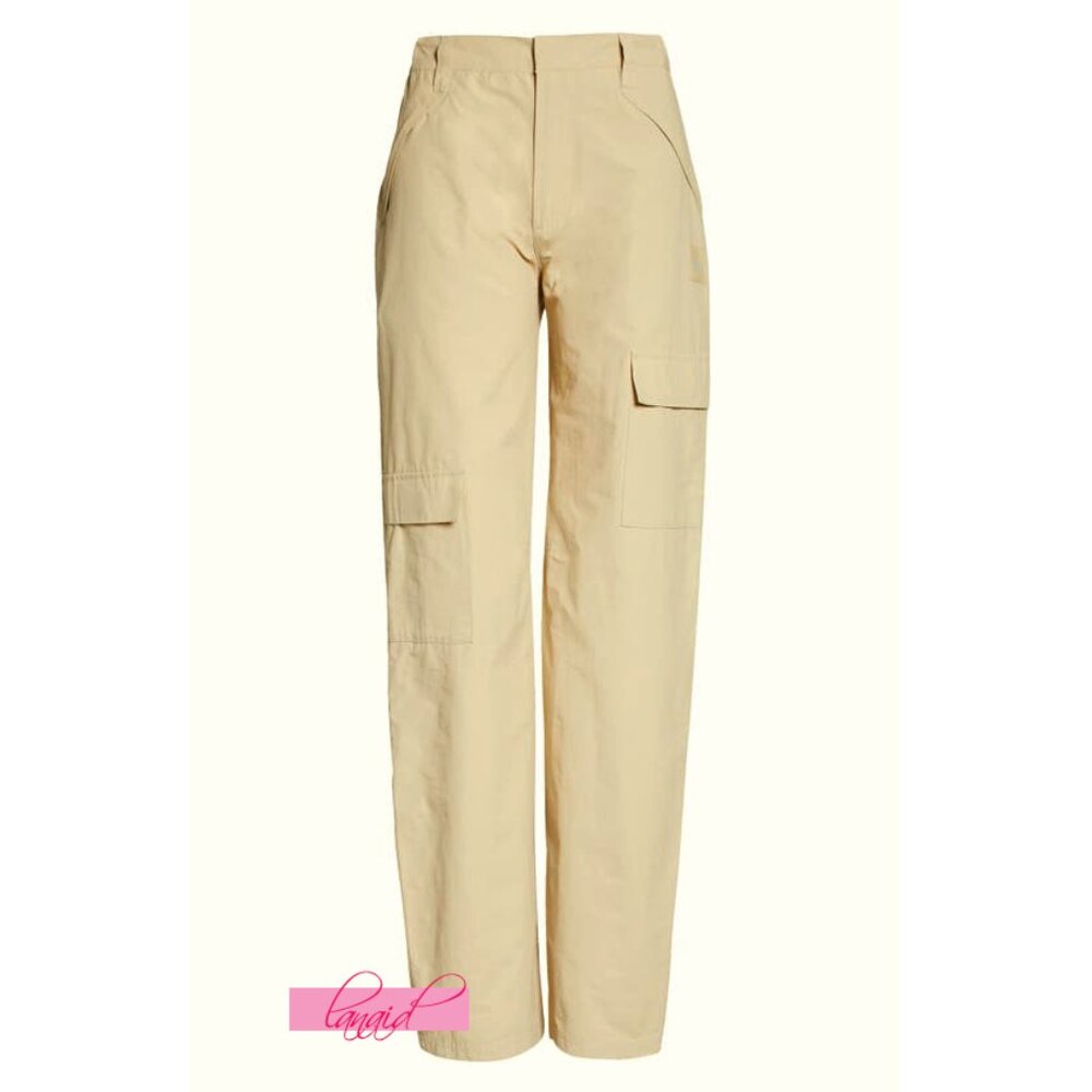 Alo Edge Trousers California Sand Tan Outdoor Hiking Utility Khaki Wide Leg Pant - Picture 10 of 13
